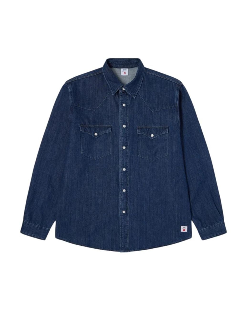 Edwin Western Hemd in Blue für Herren
