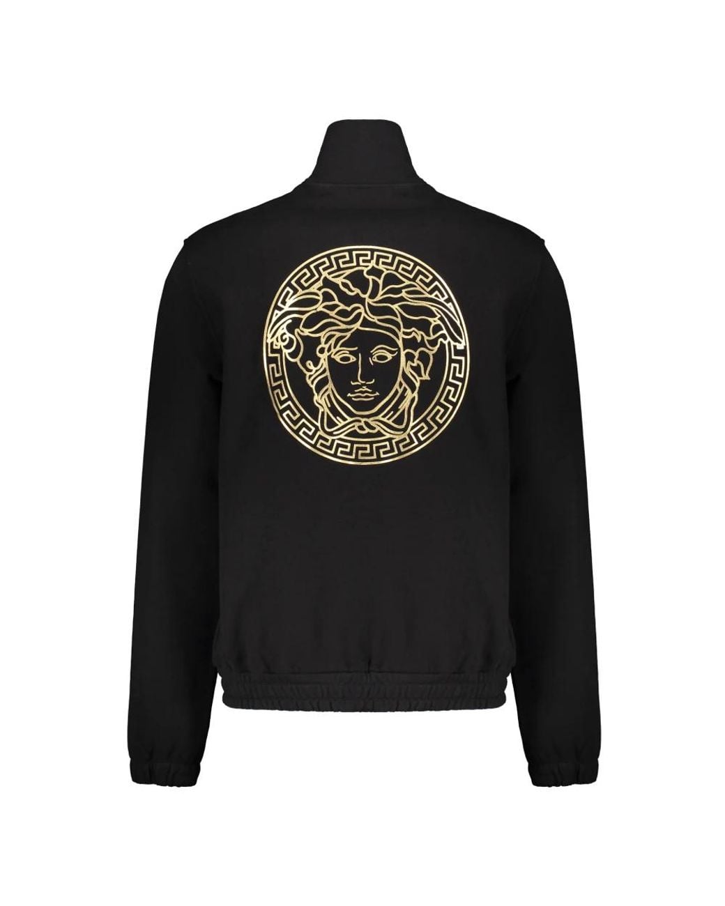Versace Black Zip-Throughs for men