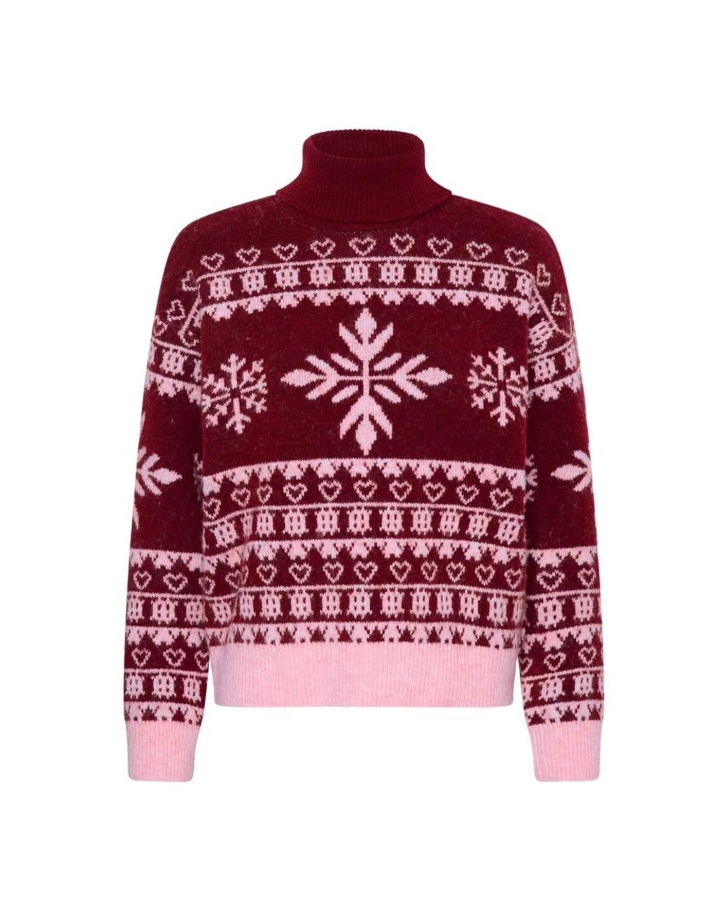 Kaffe Christmas Knit in het Red