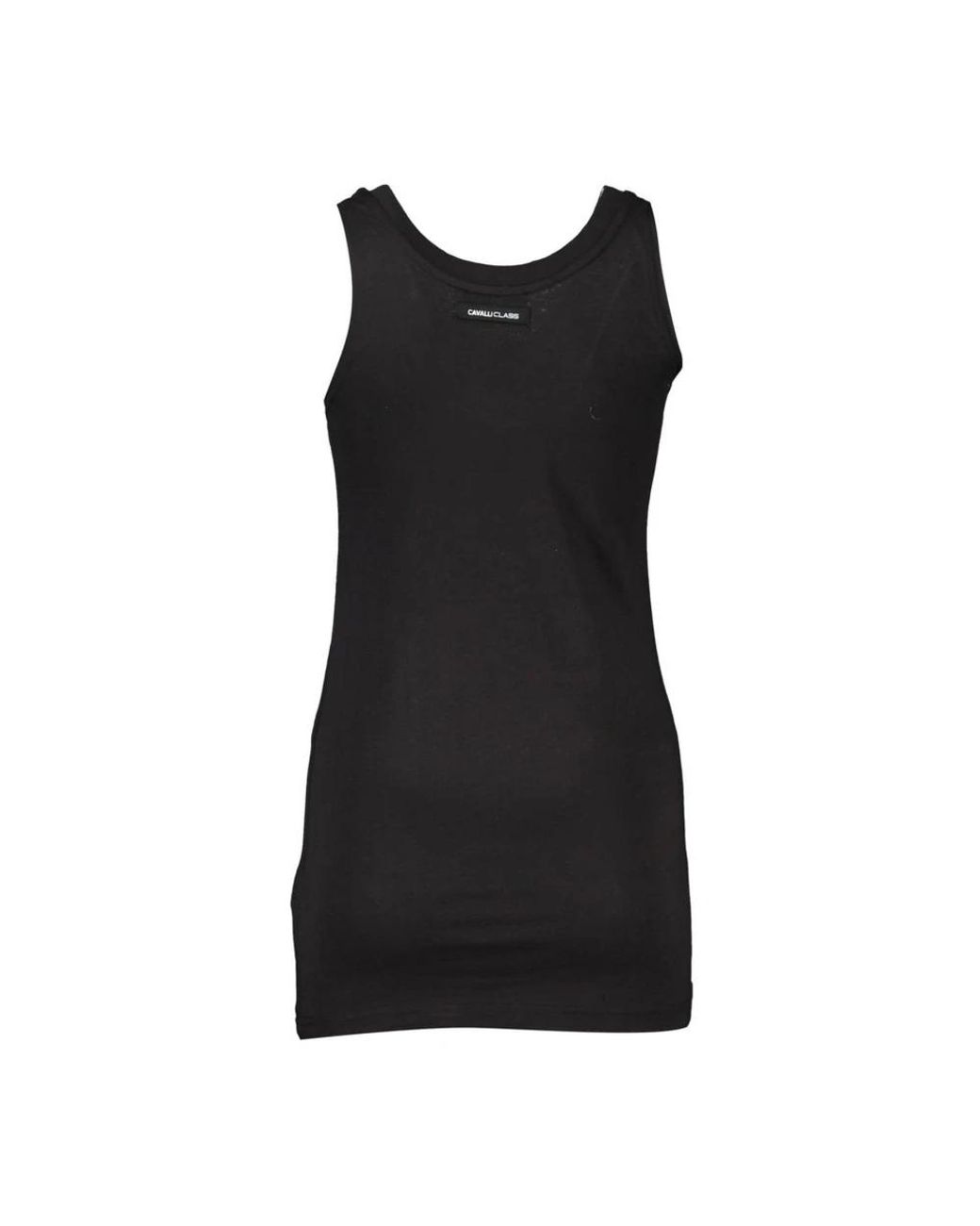 Roberto Cavalli Black Sleeveless Tops