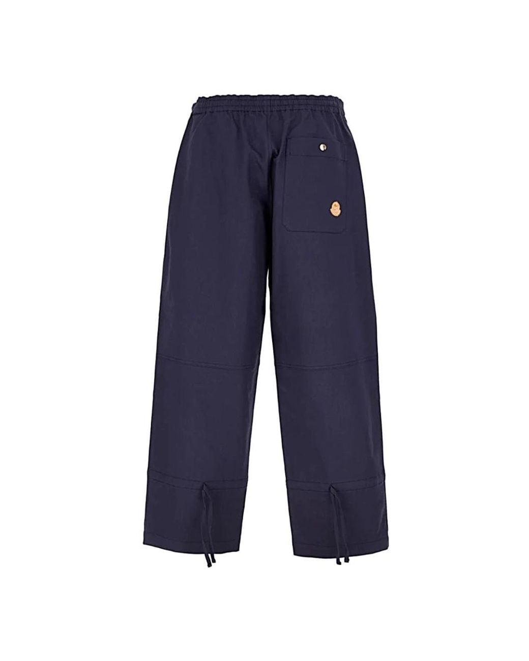 Moncler Blue Wide Trousers for men