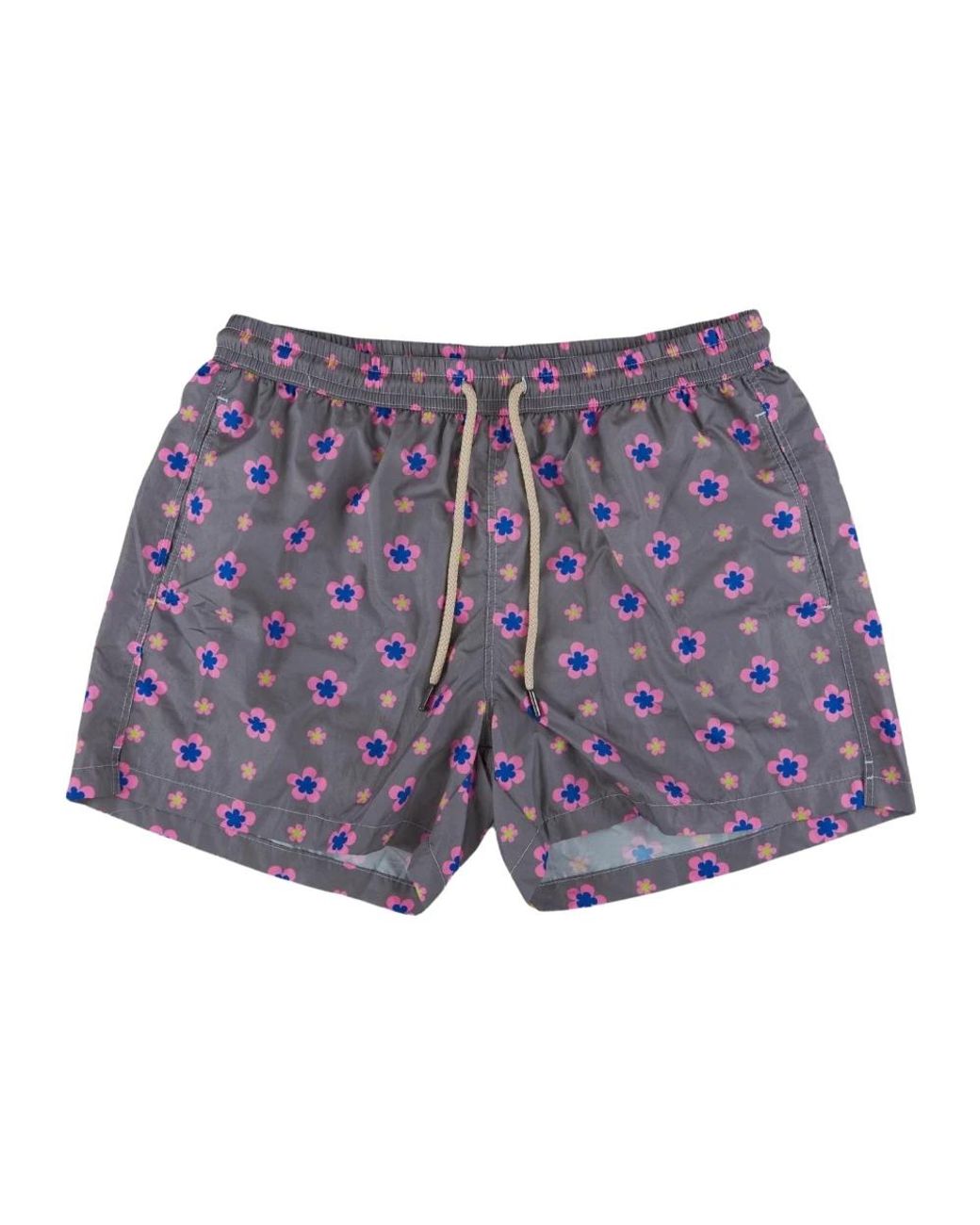 Fefe Mpa Fiori Short in het Purple voor heren