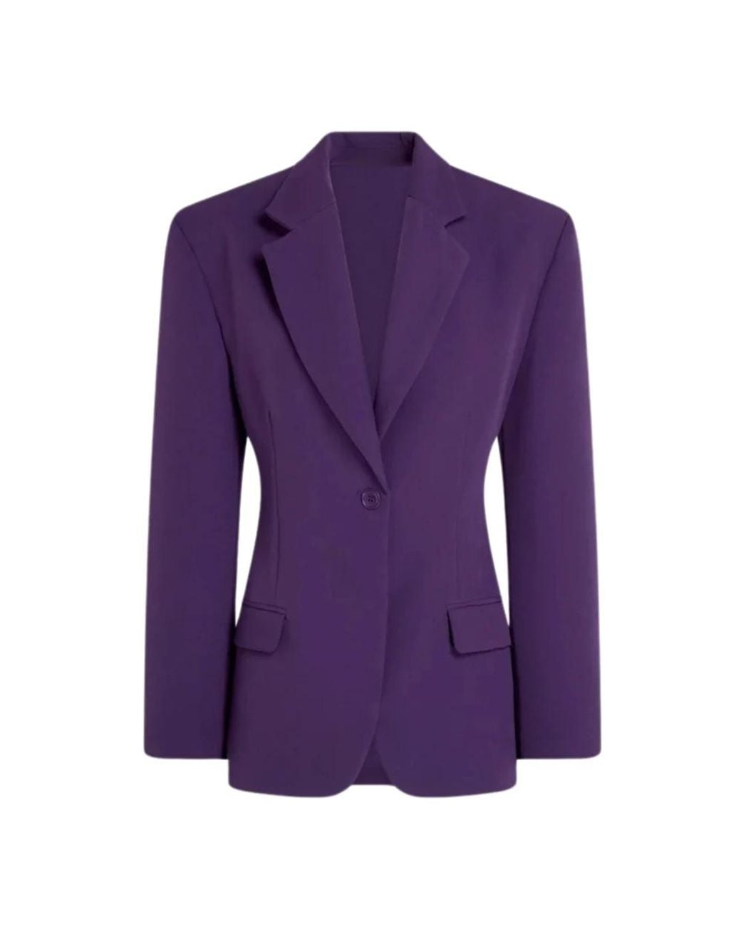 Erika Cavallini Semi Couture Purple Blazers