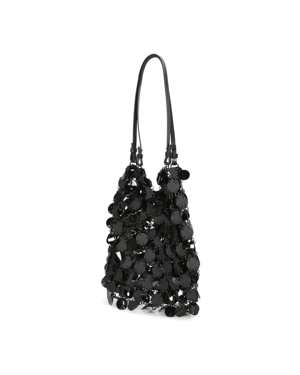 Rabanne Black Shopper Macro