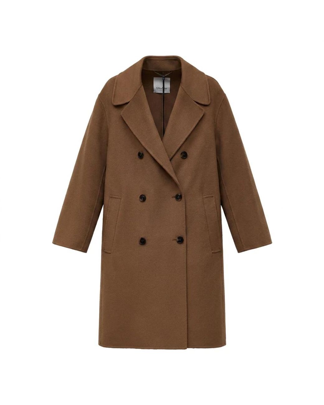 Max Mara Brown Double-Breasted Coats