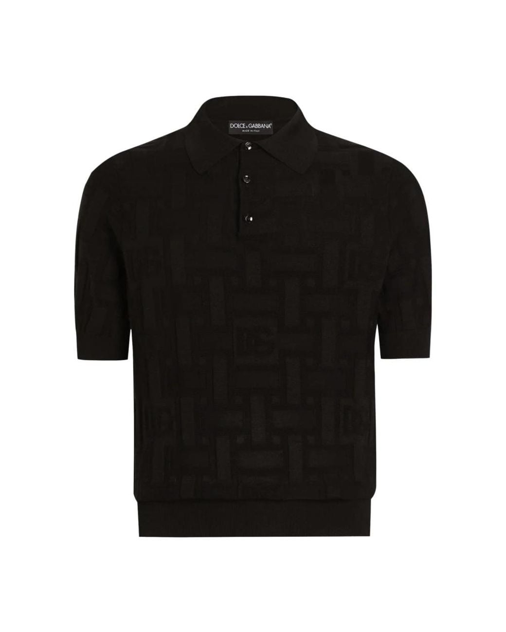 Dolce & Gabbana Black Round-Neck Knitwear for men