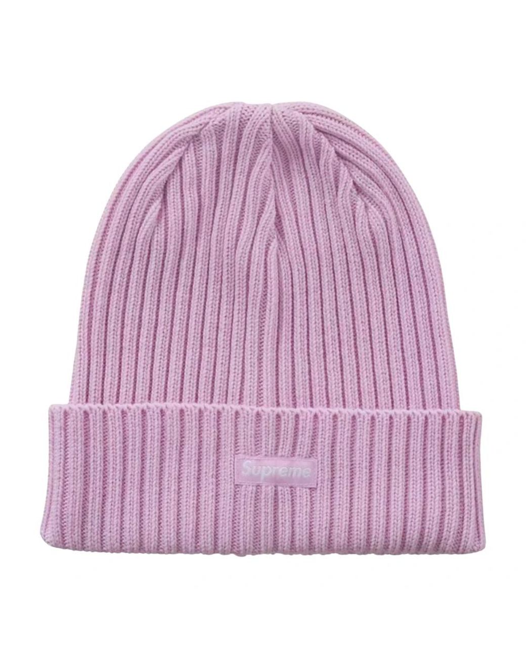Supreme Purple Cotton Cuffed Beanie
