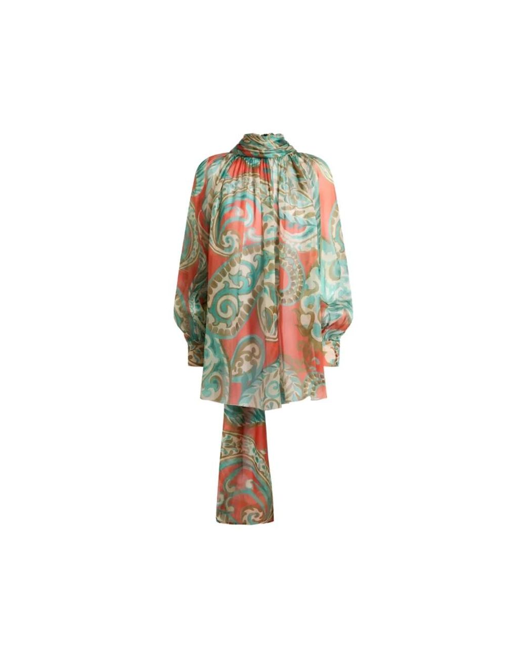 Etro Top Met Ruches En Sjaal in het Green