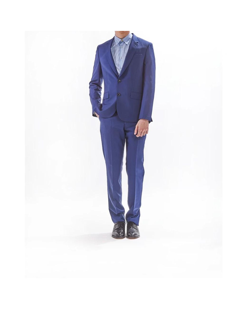 Paul Smith Blue Single Breasted Suits for men