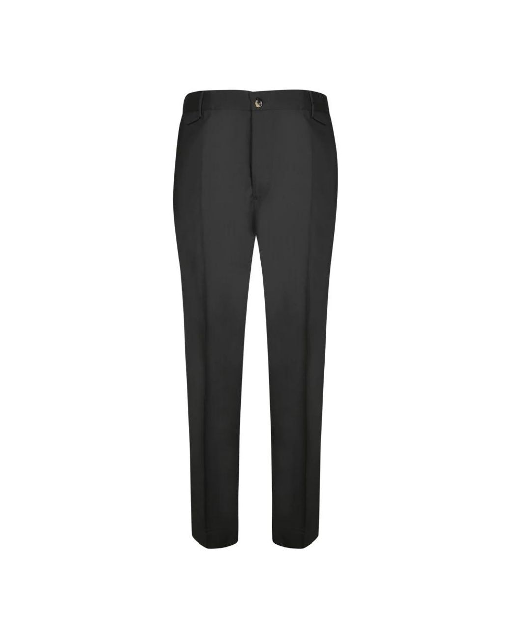 Dell'Oglio Black Suit Trousers for men