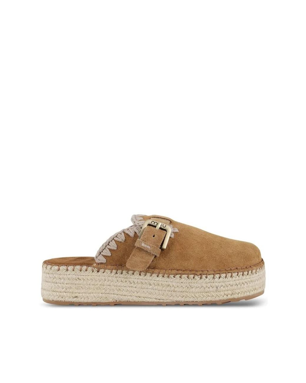 Mules Mou en coloris Brown