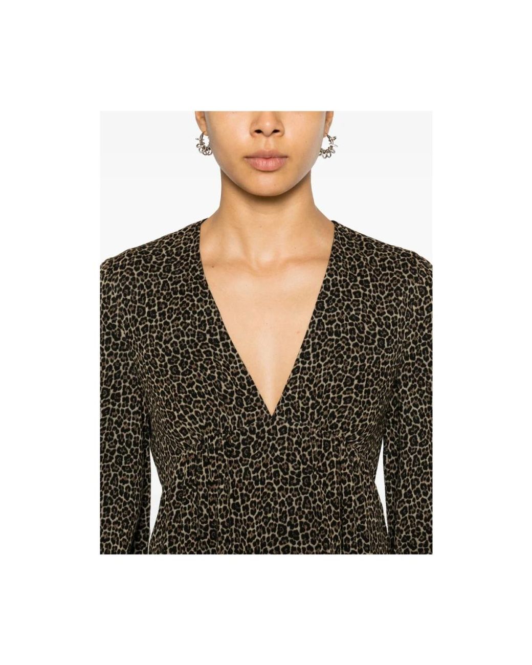 Saint Laurent Brown Short Dresses