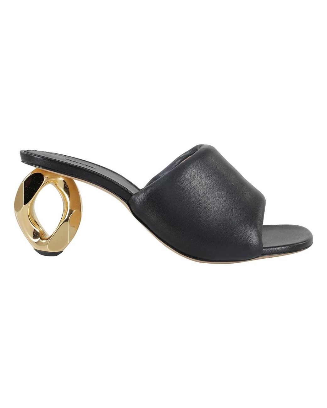 J.W. Anderson Black Heeled Mules