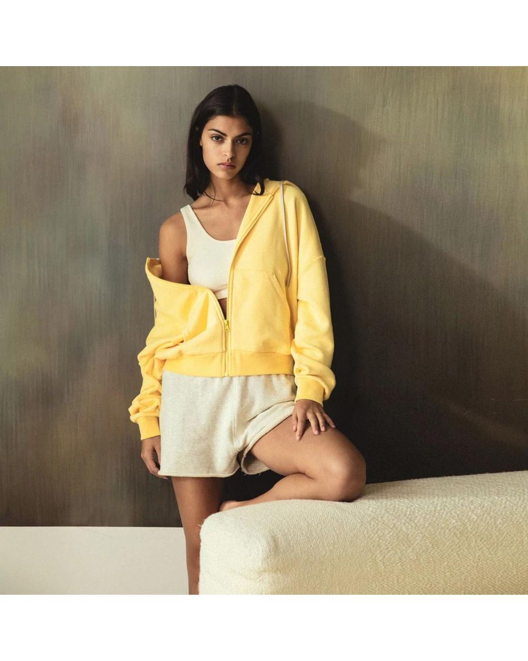 Sweet Pants Yellow Zip-Throughs