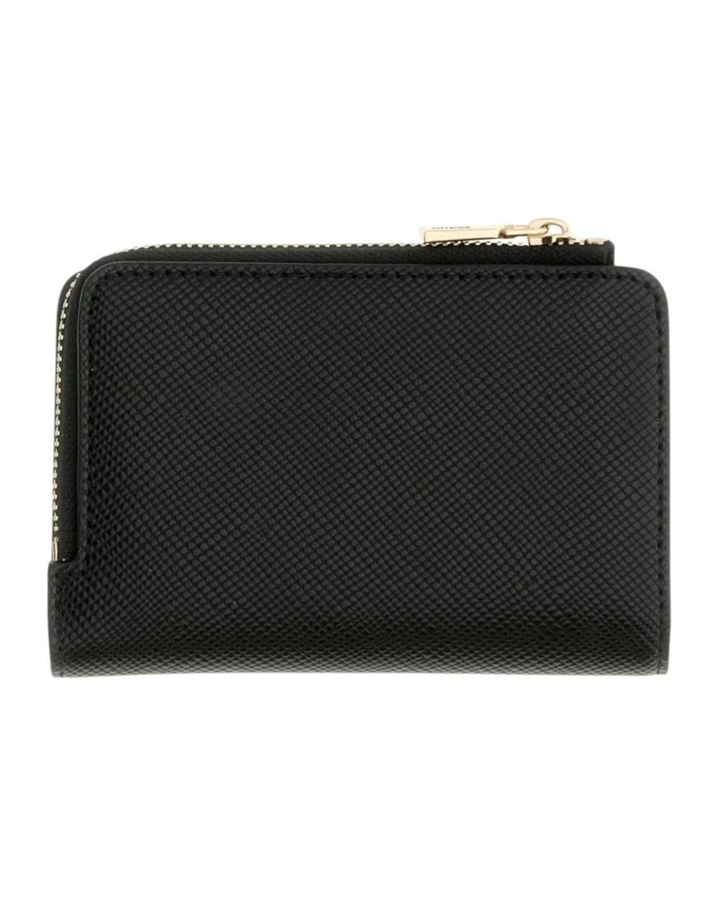 Guess Black Danielle Small Zip Around