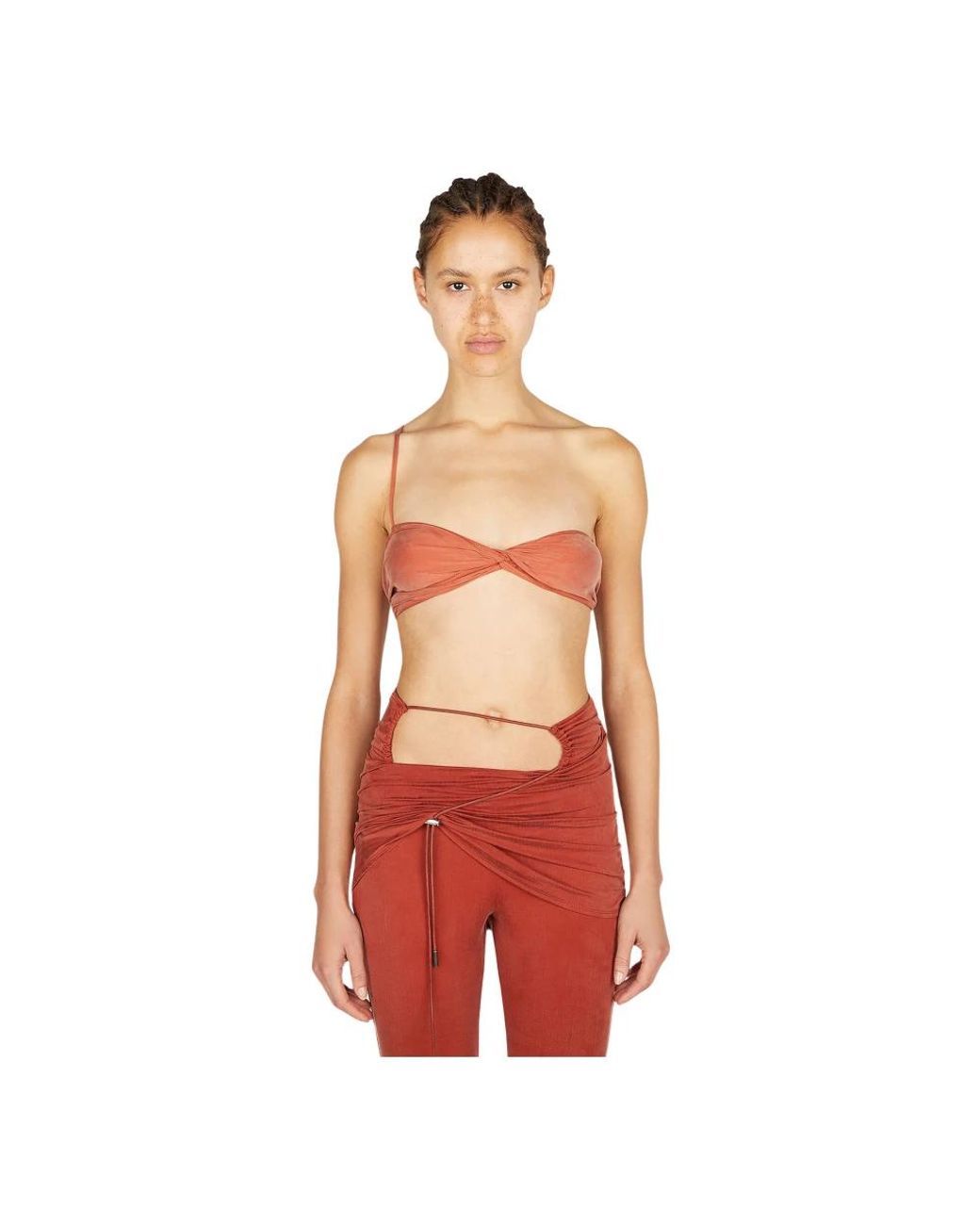 Jacquemus Red Sleeveless Tops