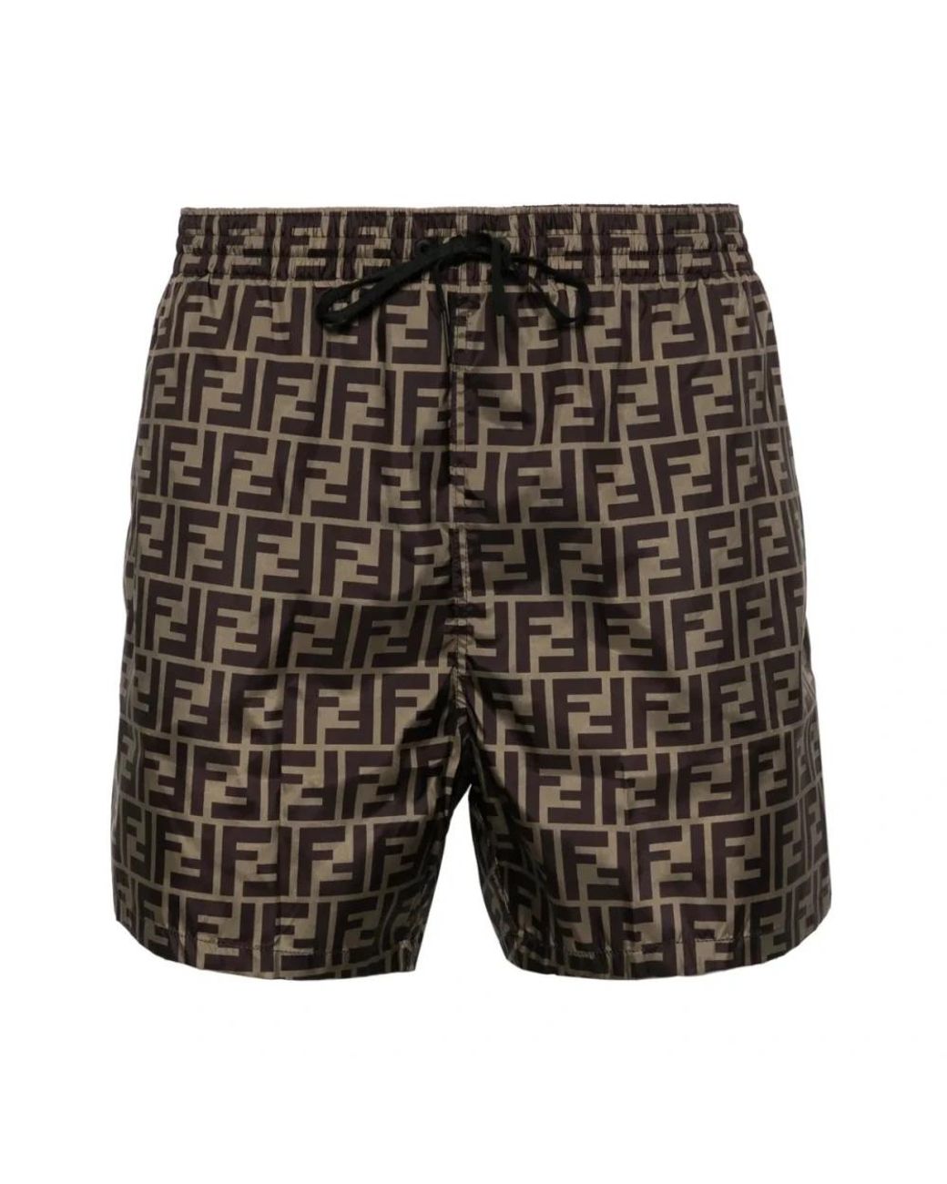 Fendi Black Beachwear for men