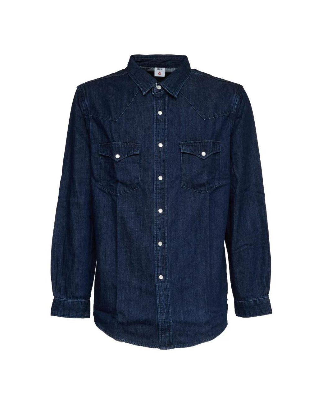 Edwin Blue Denim Shirts for men