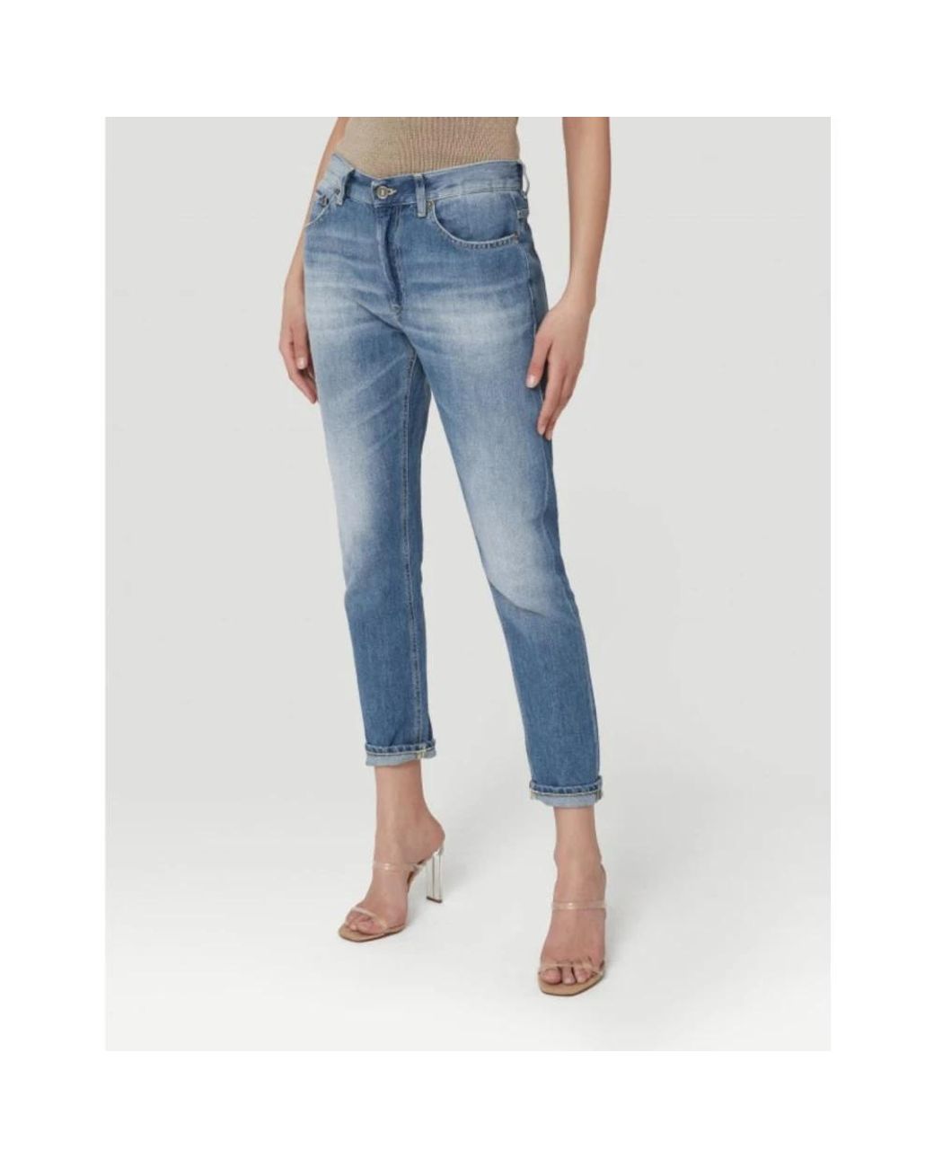 Dondup Blue Cropped Jeans