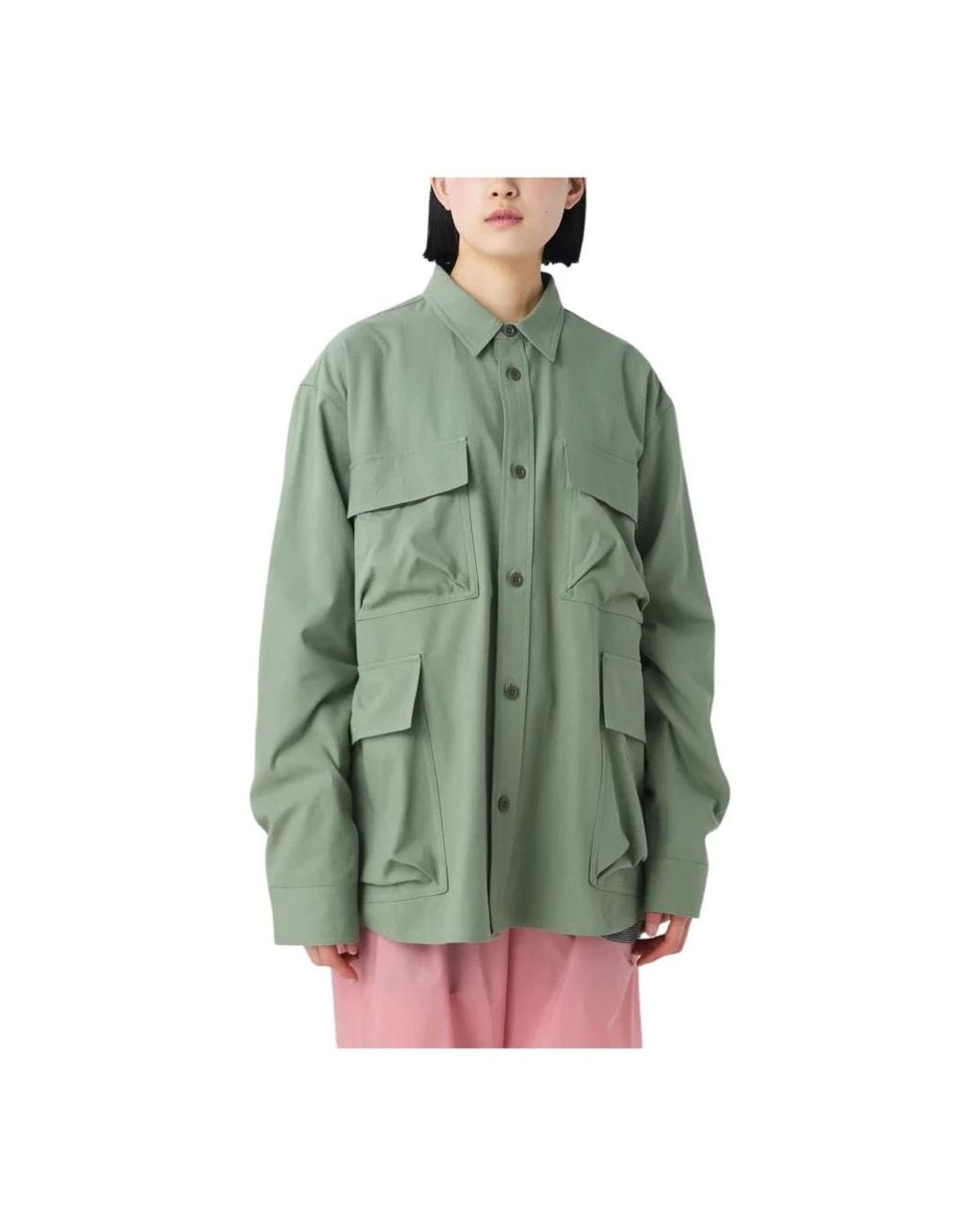 Snow Peak Green Light Jackets for men