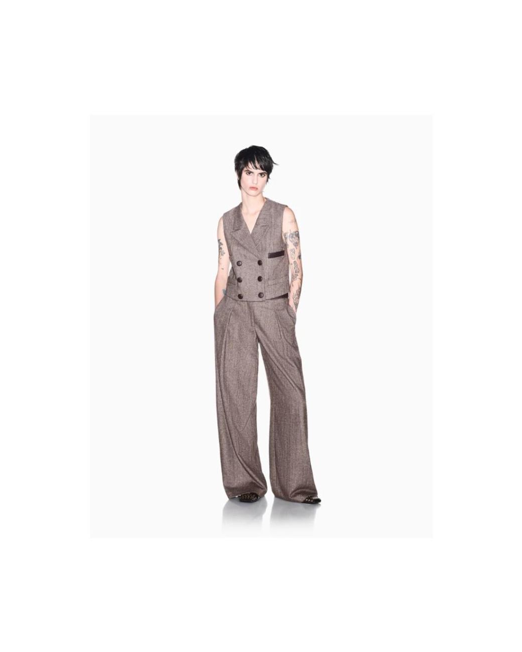 ARMANI EXCHANGE Brown Waistcoats