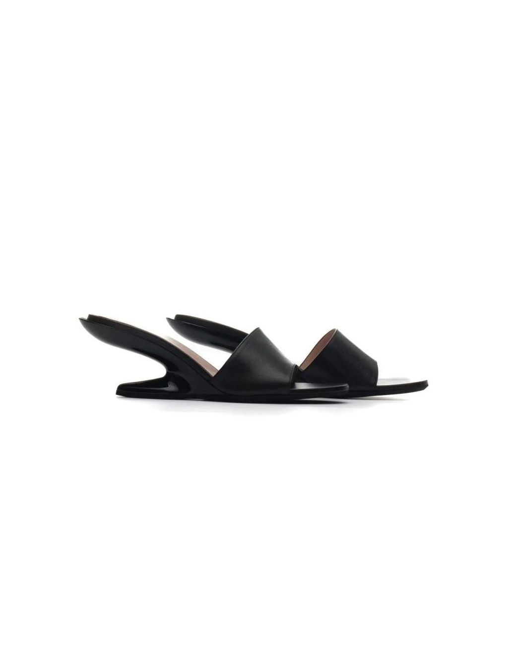 N°21 Black Heeled Mules