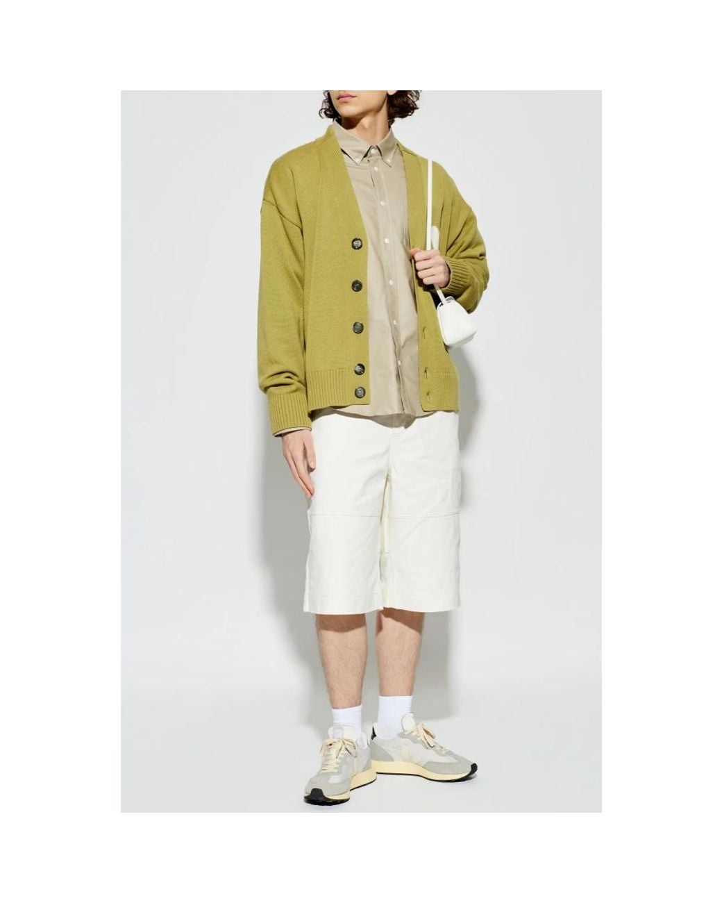 Cardigans AMI de hombre de color Yellow