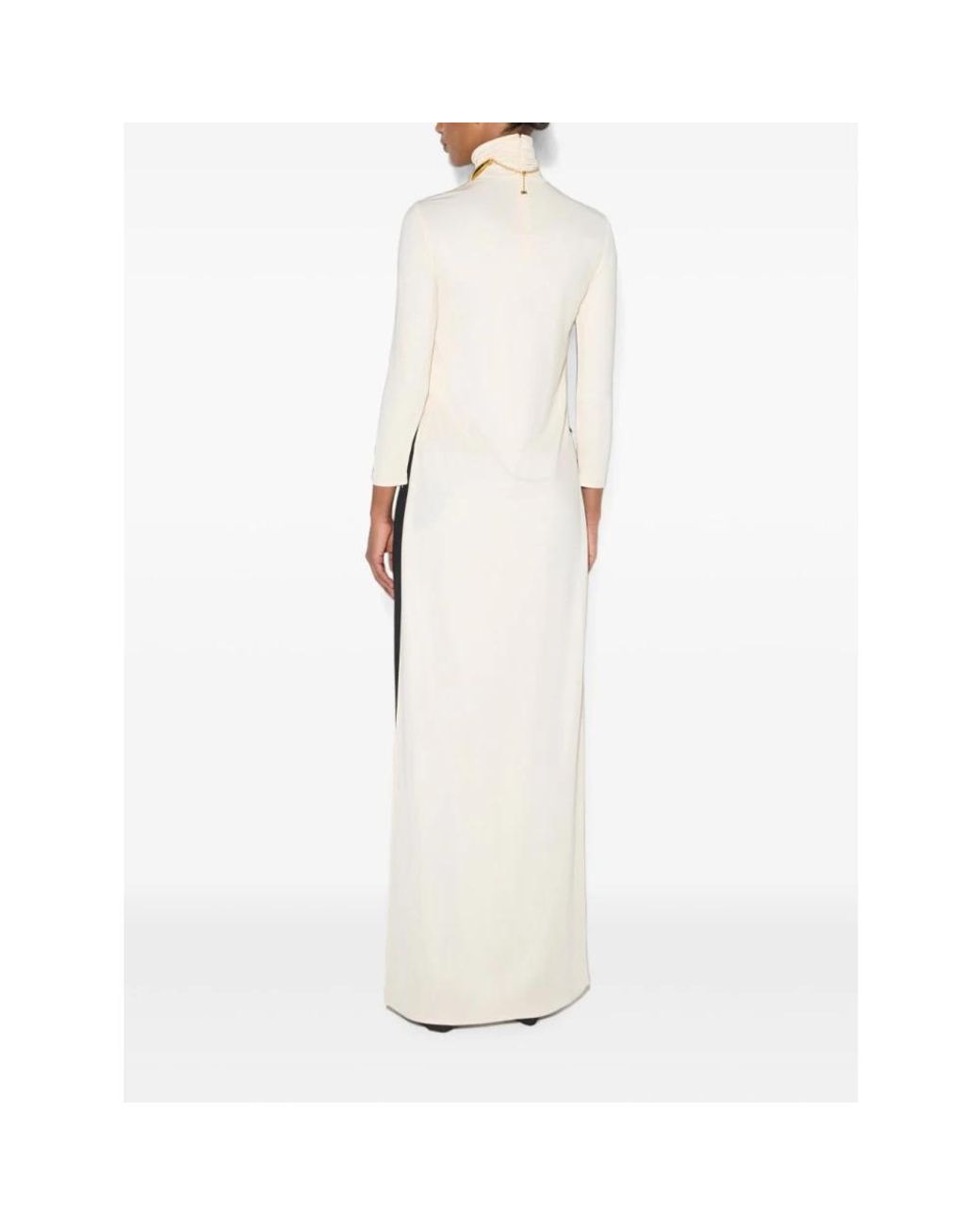 Elisabetta Franchi White Knitted Dresses