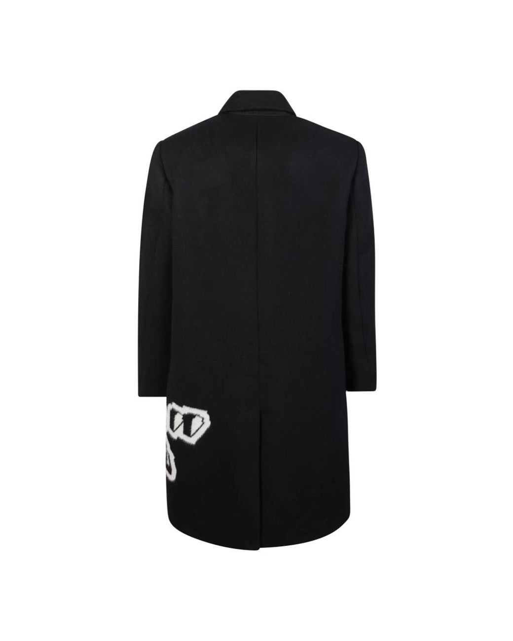 Single-Breasted Coats Off-White c/o Virgil Abloh de hombre de color Black
