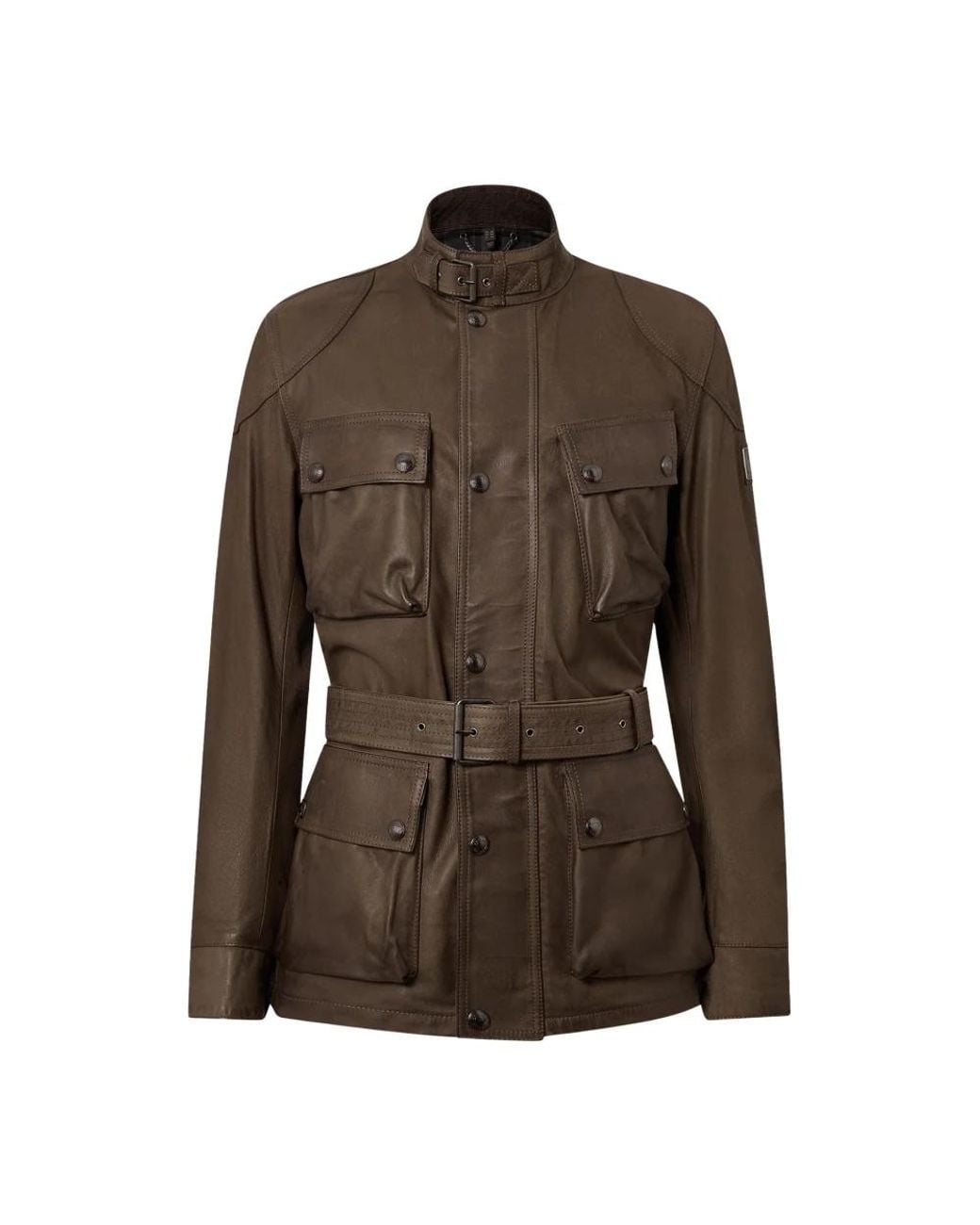 Belstaff Brown Leather Jackets for men