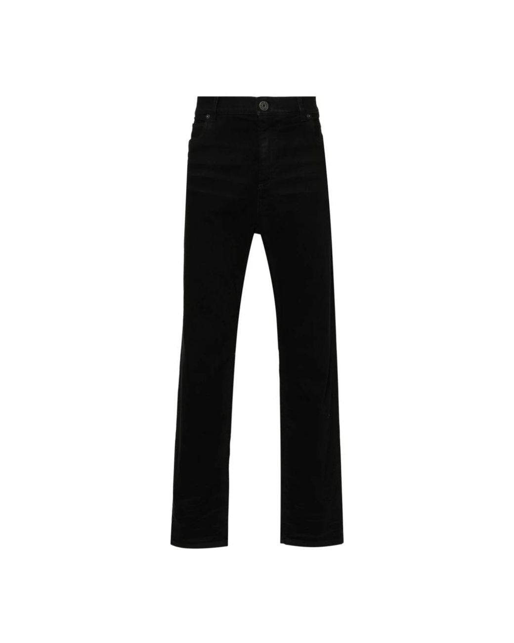 Balmain Straight Jeans in het Black voor heren