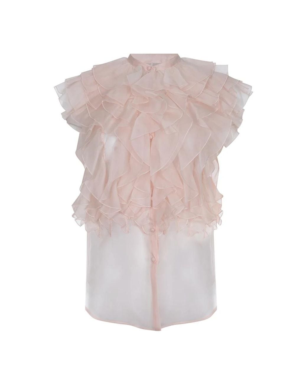 Max Mara Giostra Blouse in het Pink