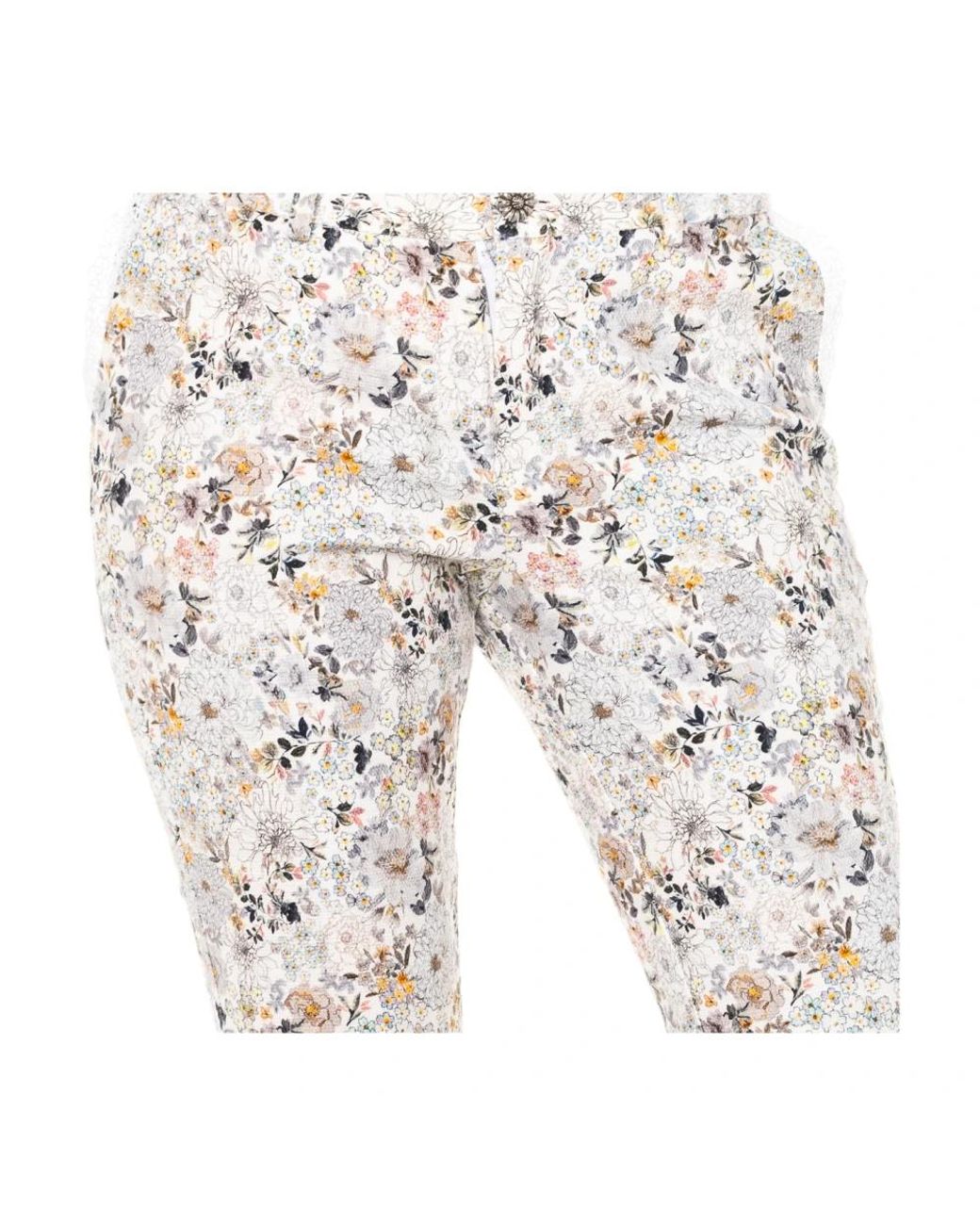 La Martina Gray Cropped Trousers