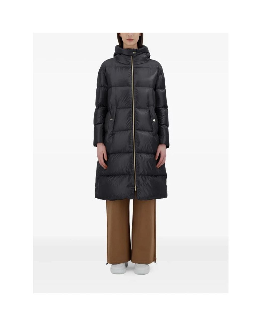 Down Coats Herno de color Black