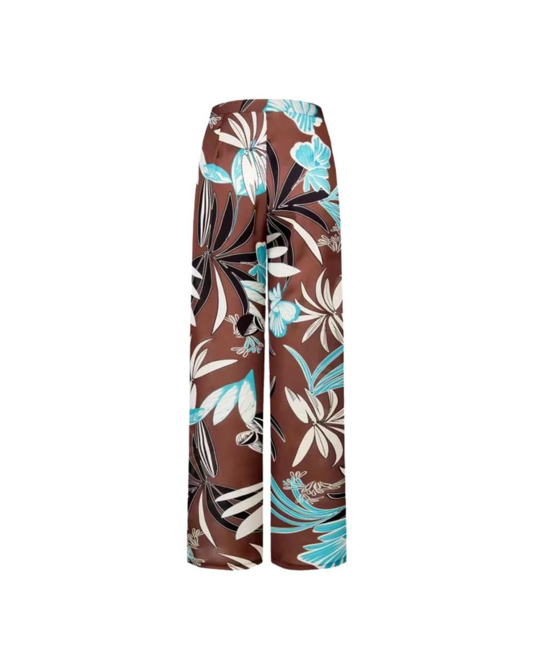 Rinascimento Brown Wide Trousers