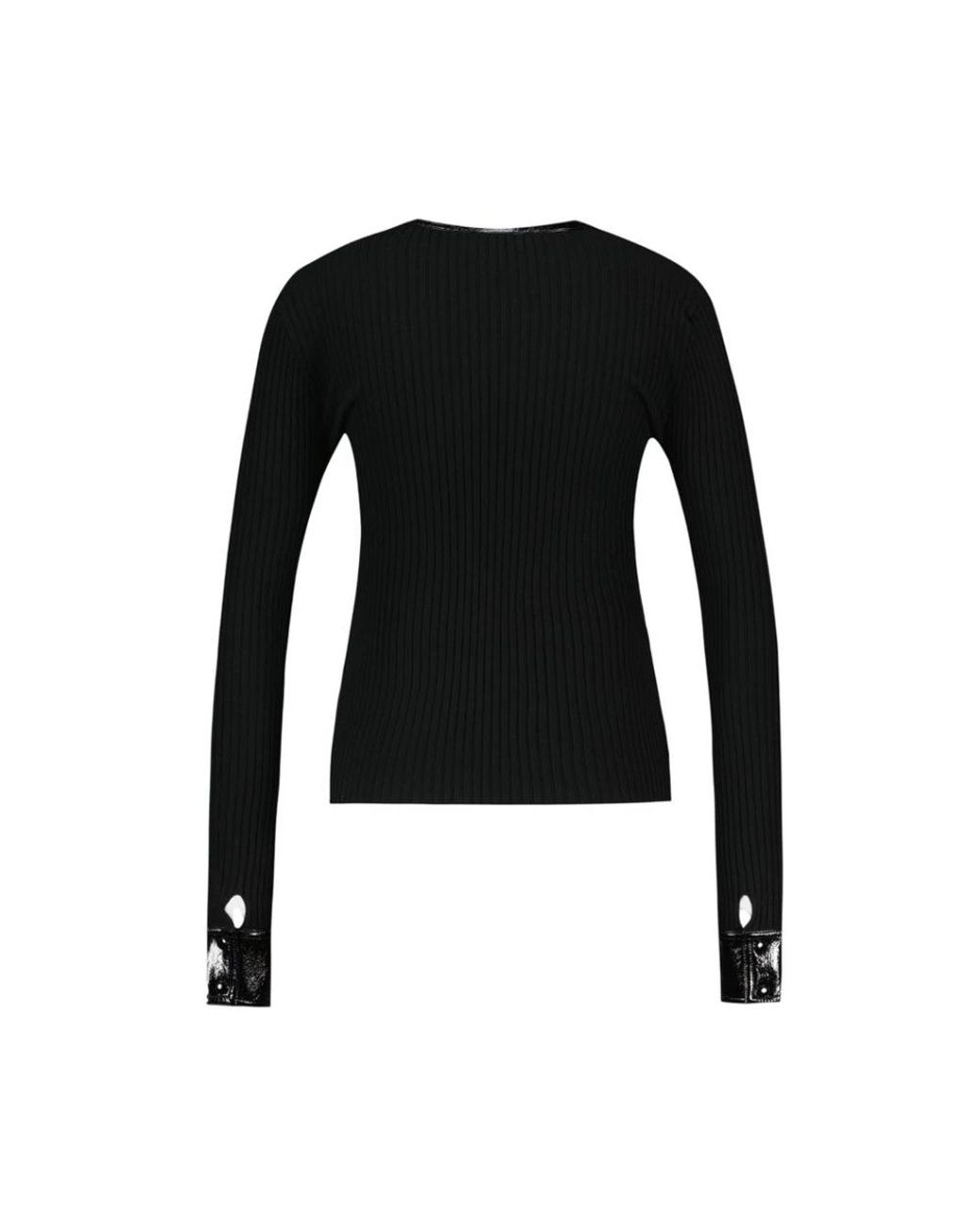 Cardigans Courreges de color Black
