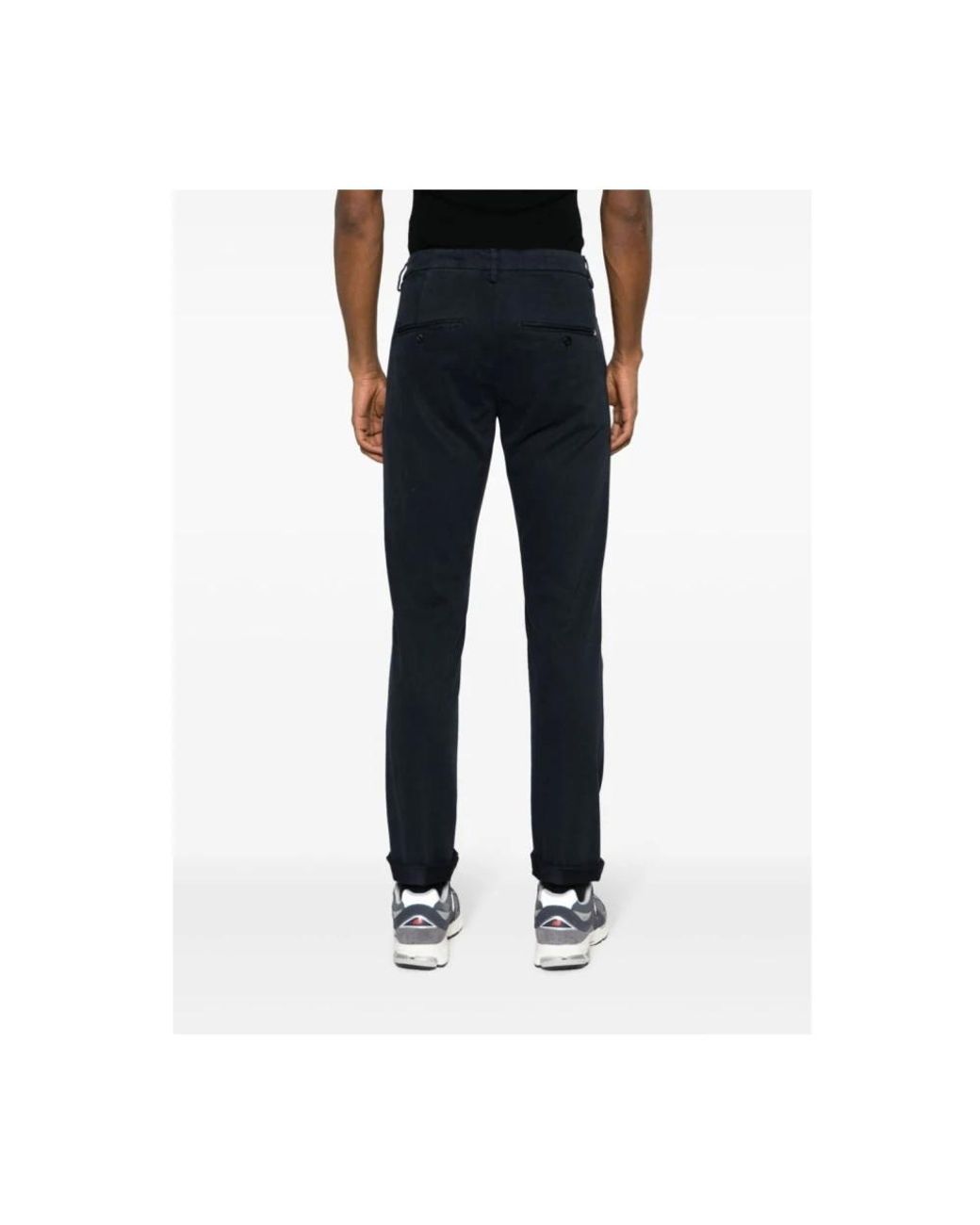 Dondup Blue Slim-Fit Trousers for men