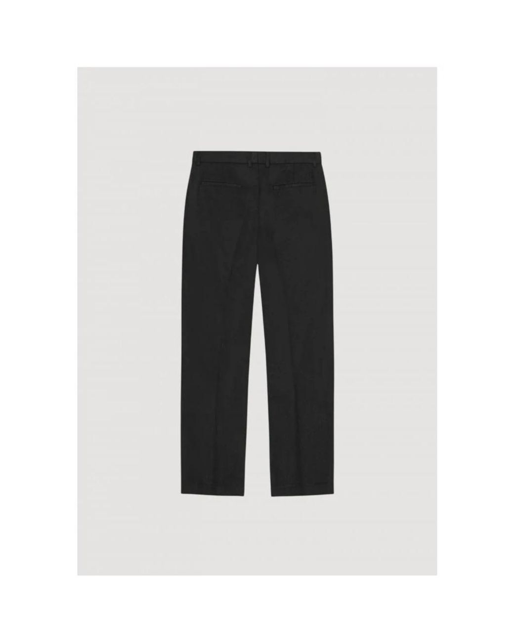 Les Deux Black Straight Trousers