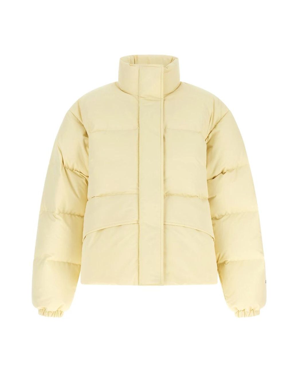 Jil Sander Gewatteerd Shell Donsjack in het Yellow