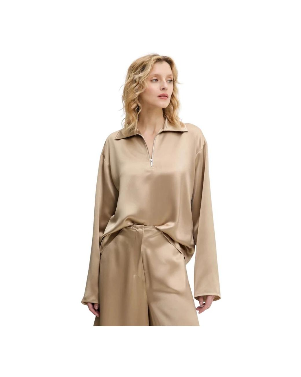 Blouses Nanushka de color Natural