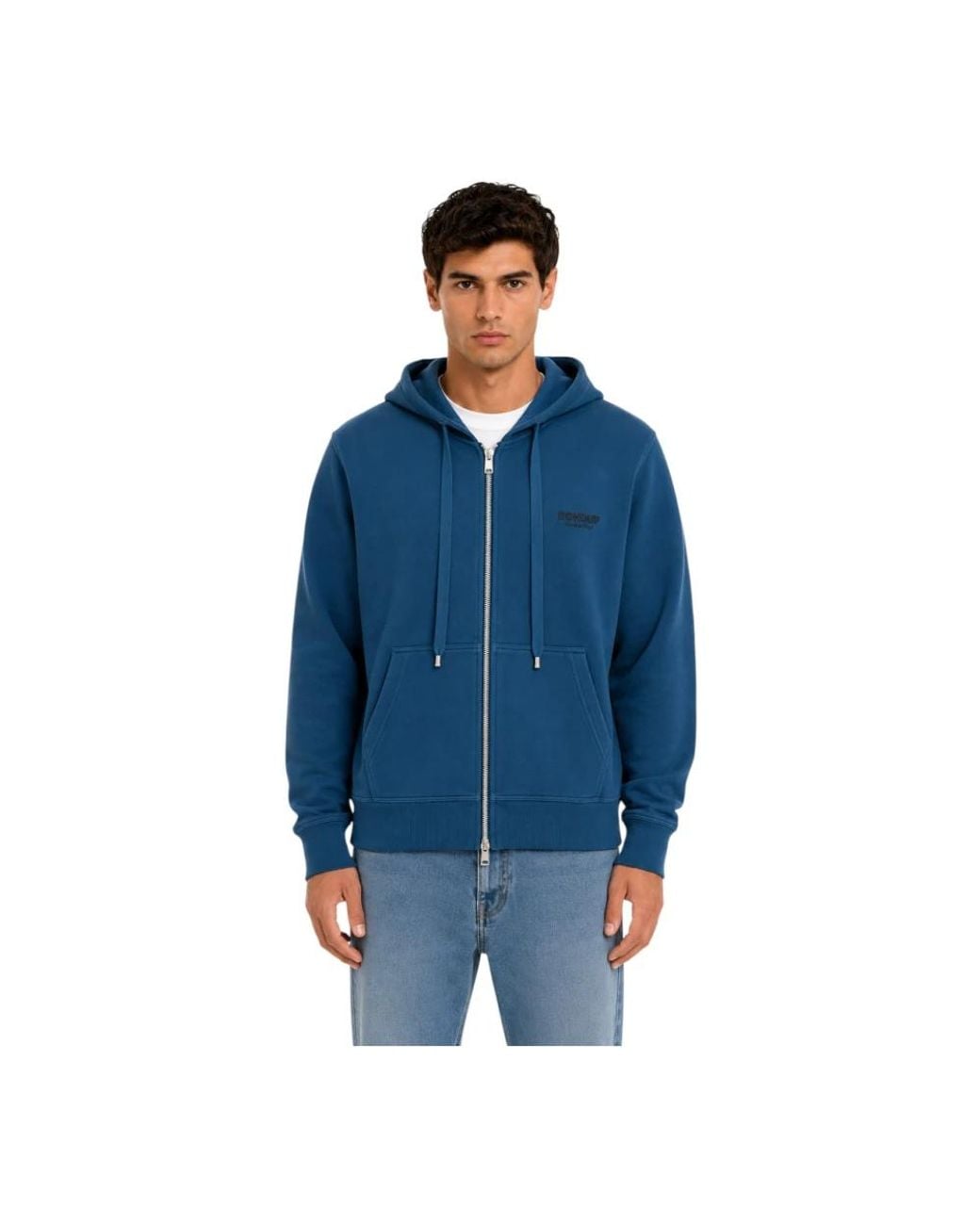 Dondup Blue Zip-Throughs for men