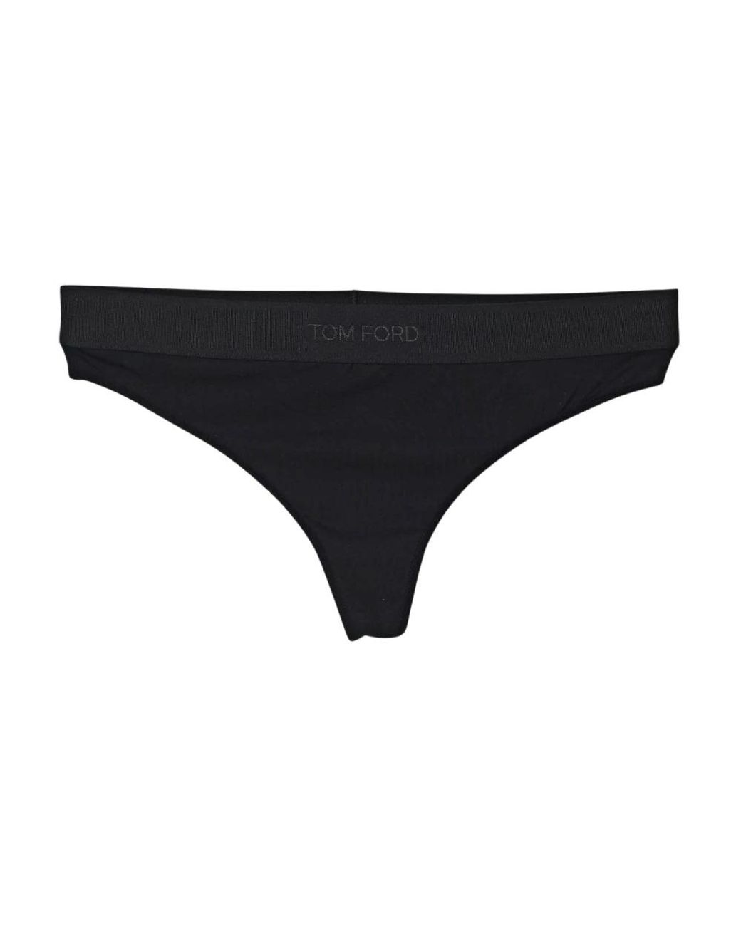 Tom Ford Ondergoed ,Zwart ,Modal Signature Thong in het Black