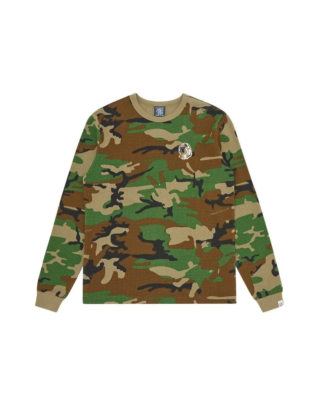 BBCICECREAM Green Long Sleeve T-Shirts for men