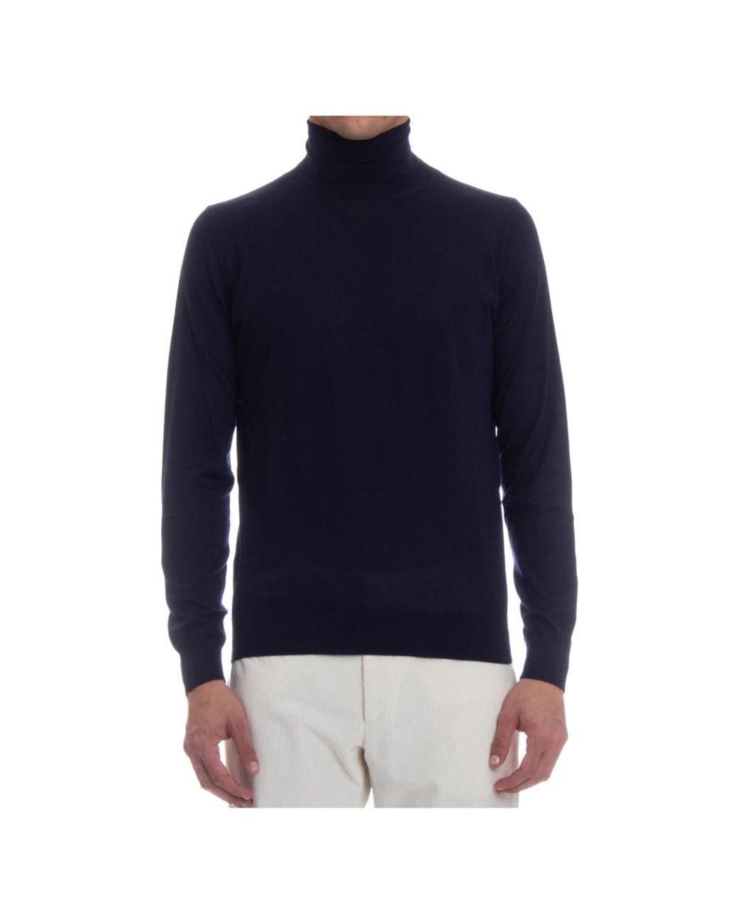 Colombo Blue Cashmere Knitwear for men