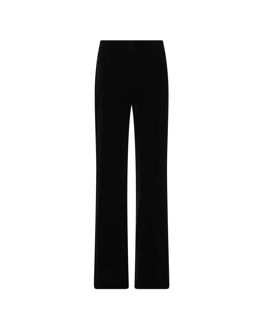 Kiltie Black Straight Trousers