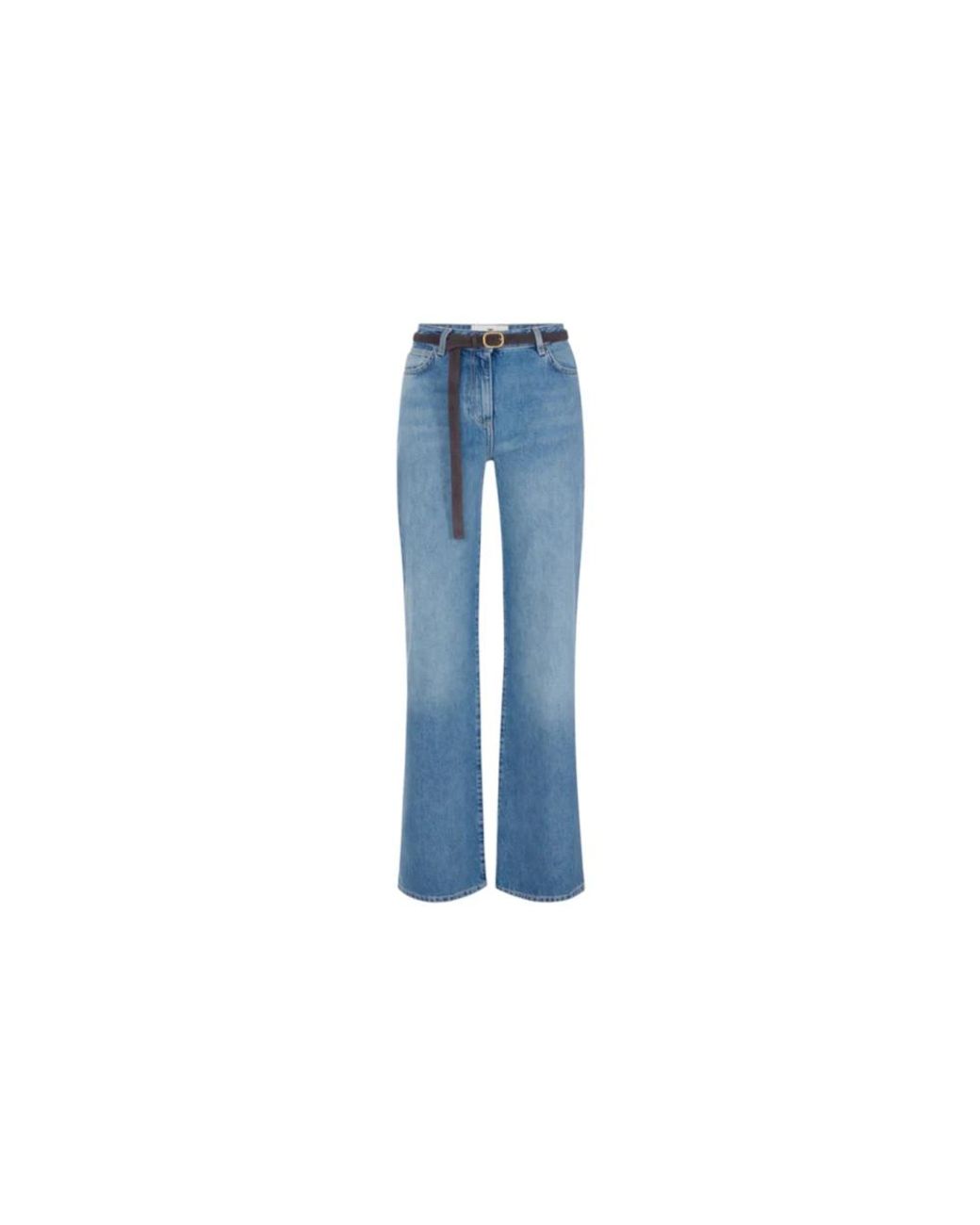 Elisabetta Franchi Blue Bootcut Jeans