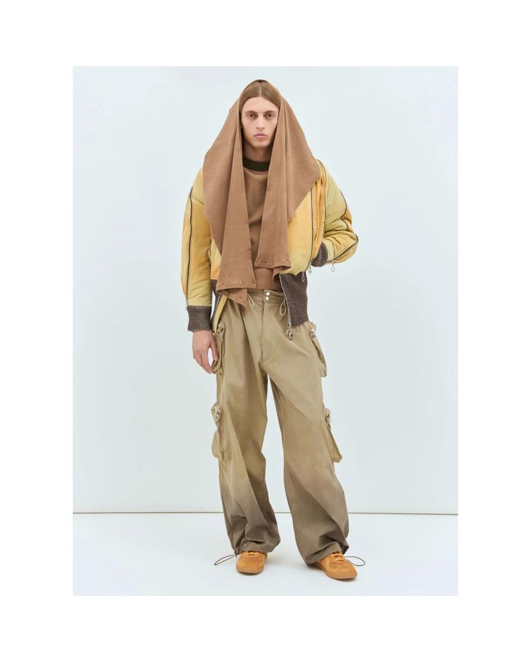 Charlie Constantinou Natural Round-Neck Knitwear for men