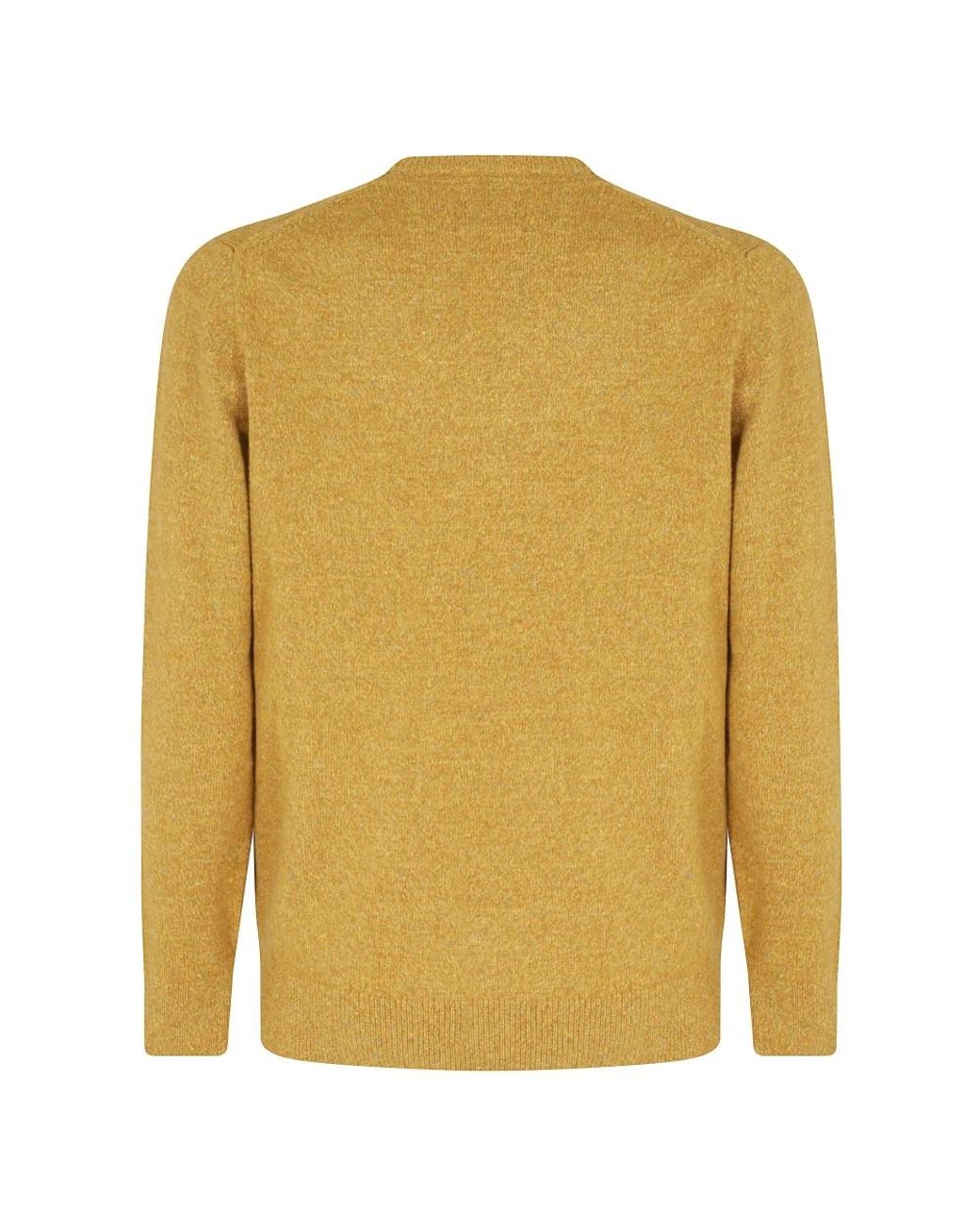 Barbour Yellow Round-Neck Knitwear for men