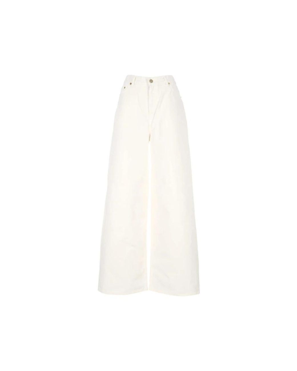 Golden Goose Deluxe Brand White Wide Jeans