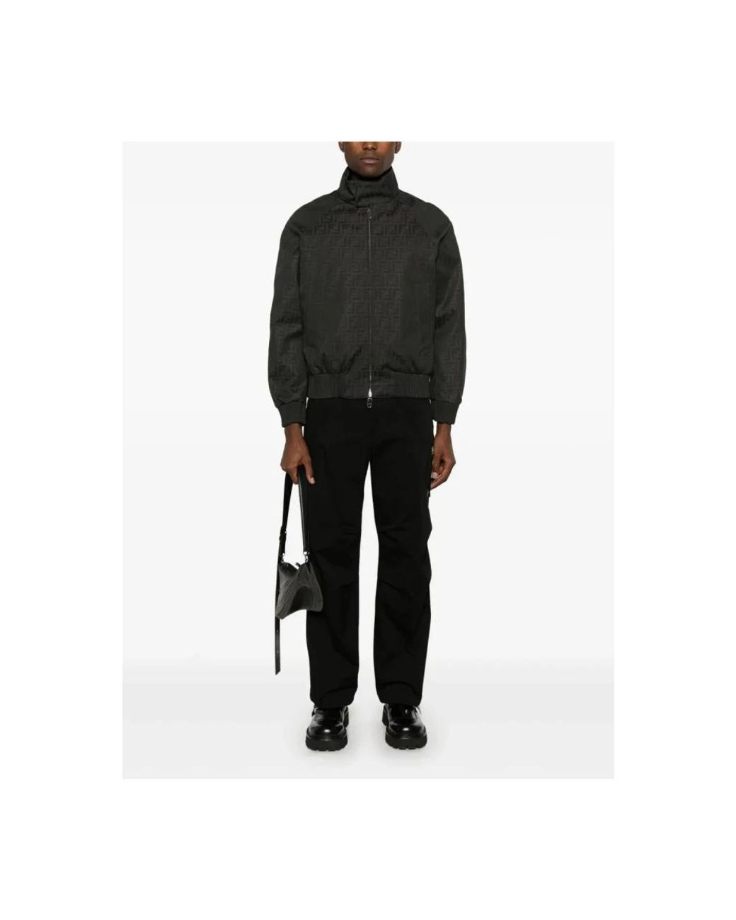 Fendi Gray Light Jackets for men